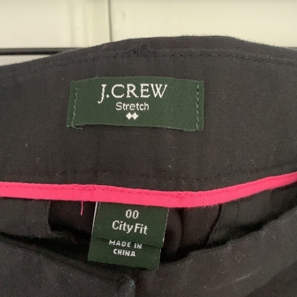 J. Crew Factory Stretch City Fit Pant Size 00 - Picture 2 of 5